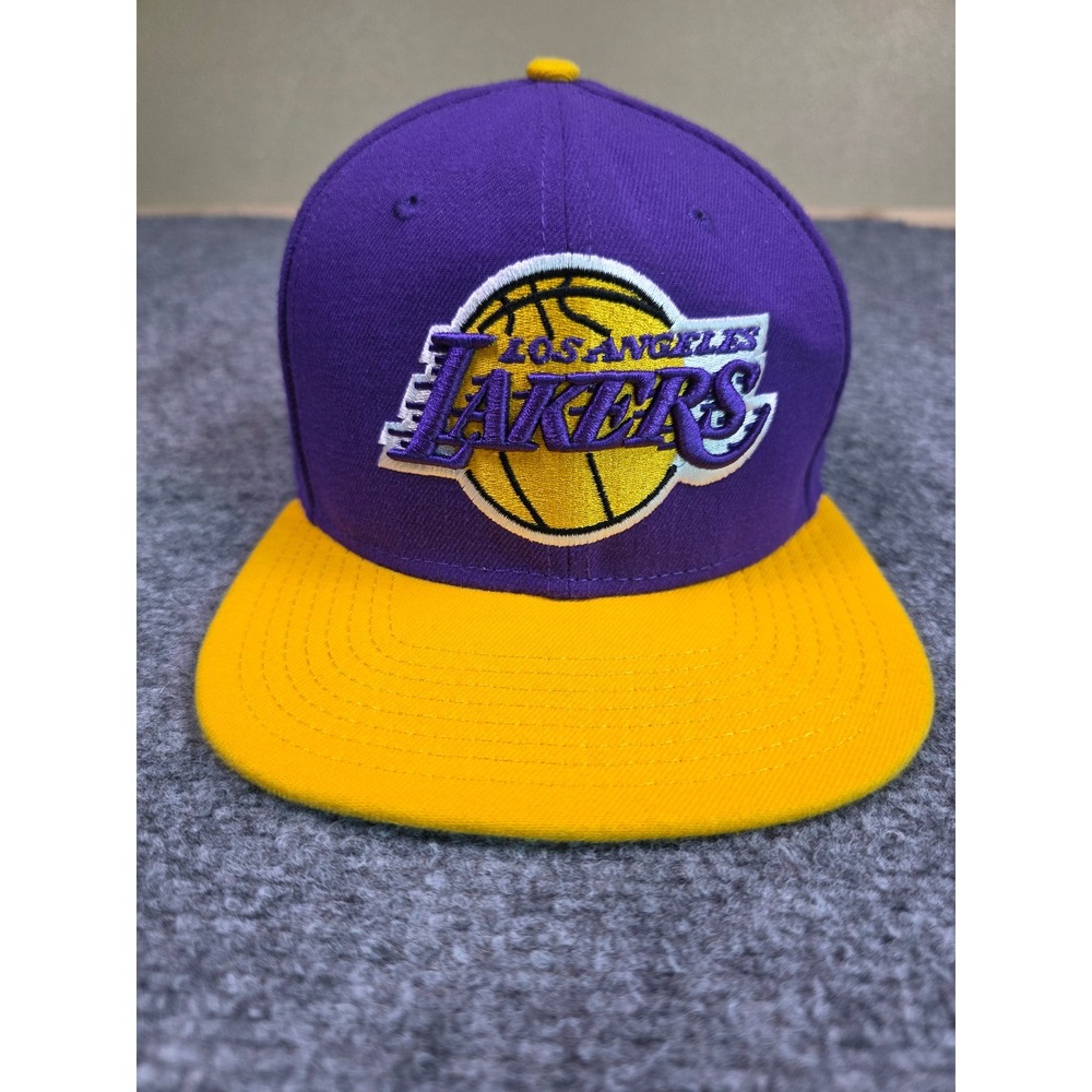 Los Angeles‎ Lakers Snapback Hat New Era 9FIFTY Mens OSFM Purple Yellow NBA Cap